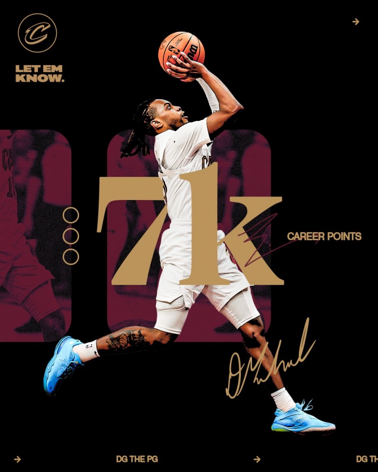  未來可期！加蘭騎士生涯得分達到7000分 隊史第11位！